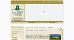Desktop Screenshot of hotelcasaturire.com