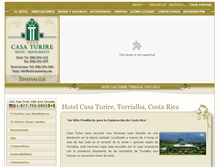 Tablet Screenshot of hotelcasaturire.com